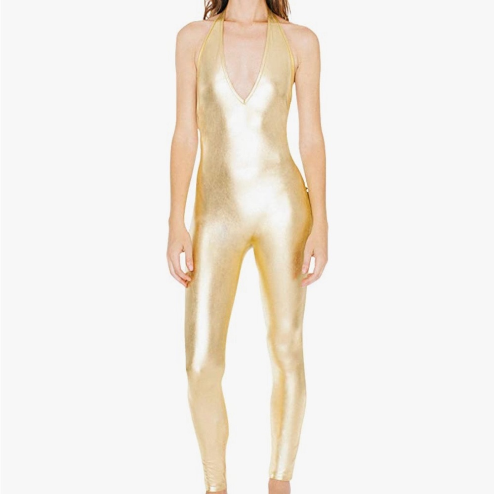 American Apparel Metallic Catsuit